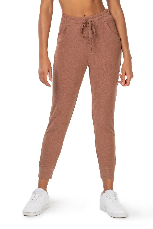 Apres Ski Ribbed Fleece Joggers