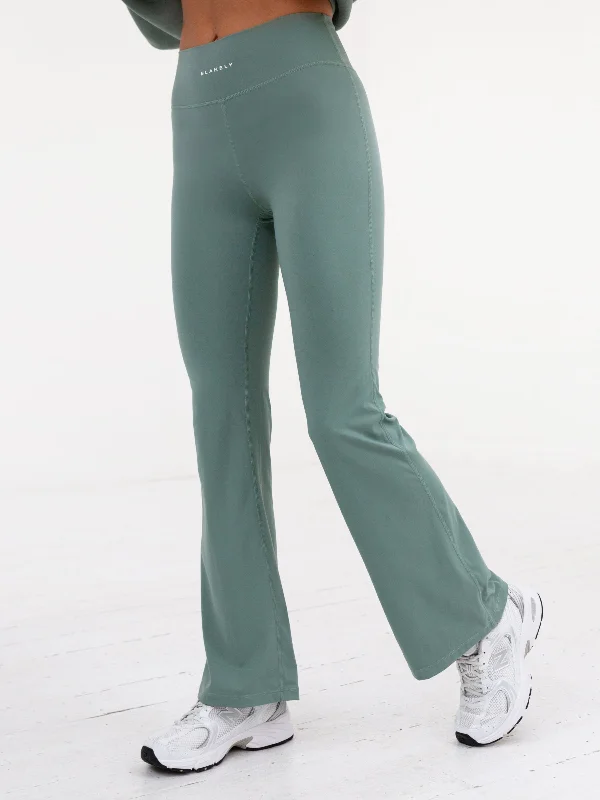 Soft Sculpt Wide Leg Leggings - Sage Green