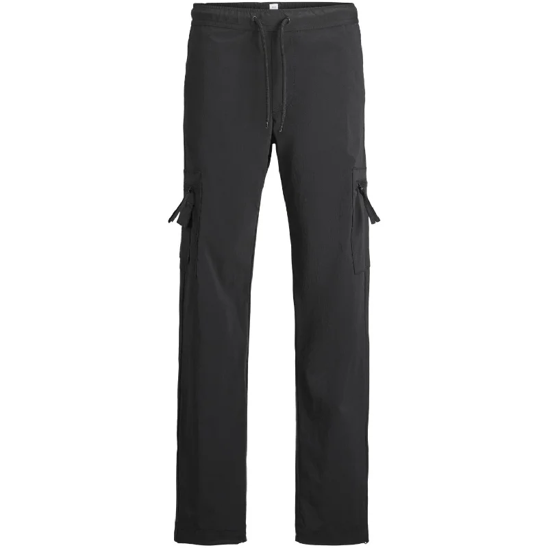 Jack & Jones Junior Black Kane Archer Tech Cargo Pants