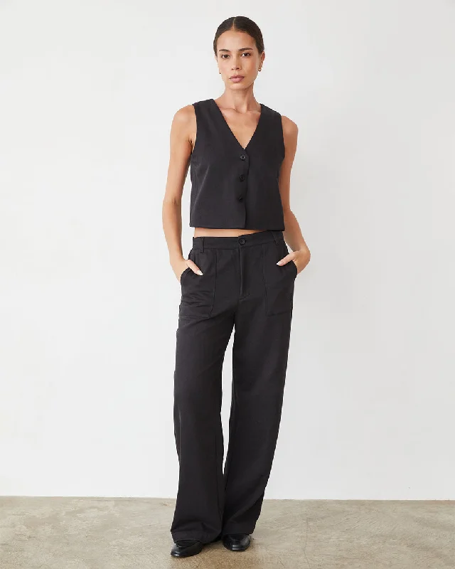 Soft Twill Patch Pocket Pant