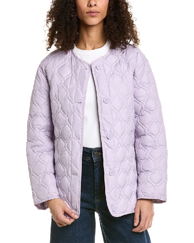 Sandro Quilted Down Jacket