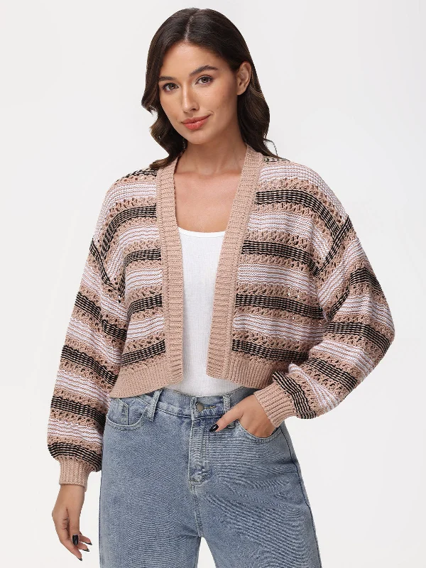 Zoe: 100% Cotton Open Stitch Cardigan