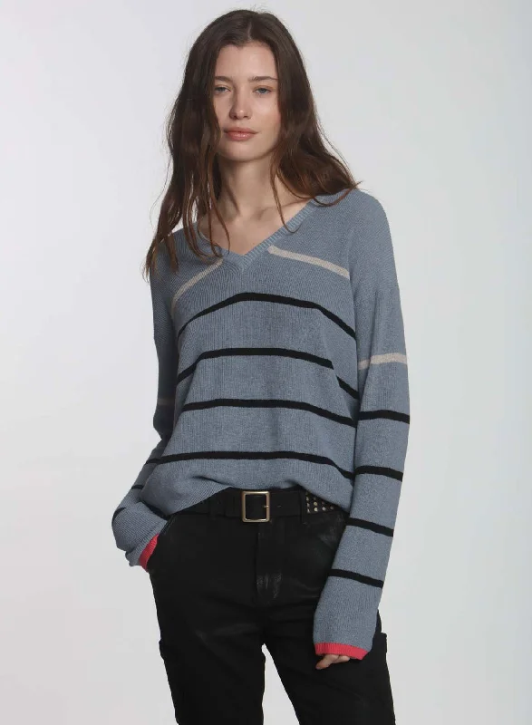 Ainsley Stripe - Denim