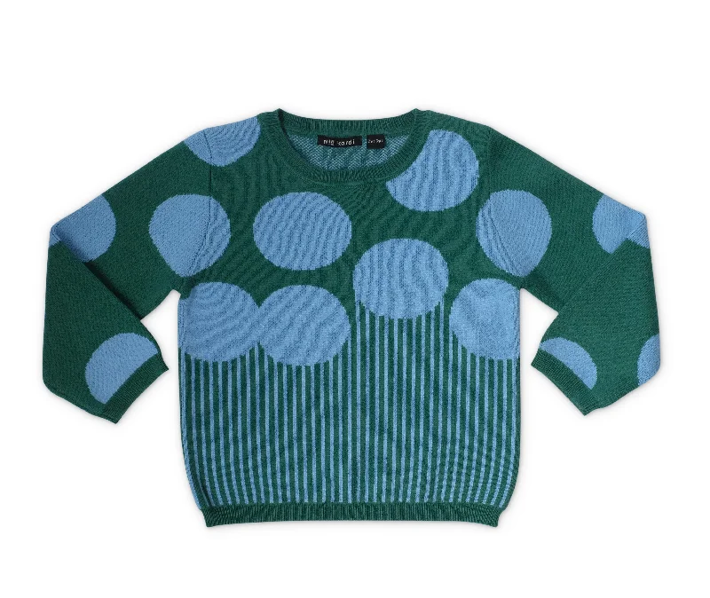 Blue Big Rocks Sweater