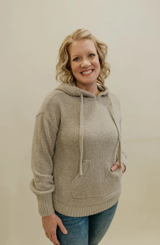 HAYLEY PEBBLE COLORED HOODED SWEATER