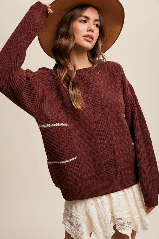 Shanna Stripe Detail Sweater