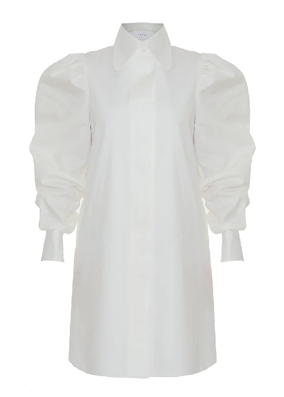 COTTON SHIRT DRESS