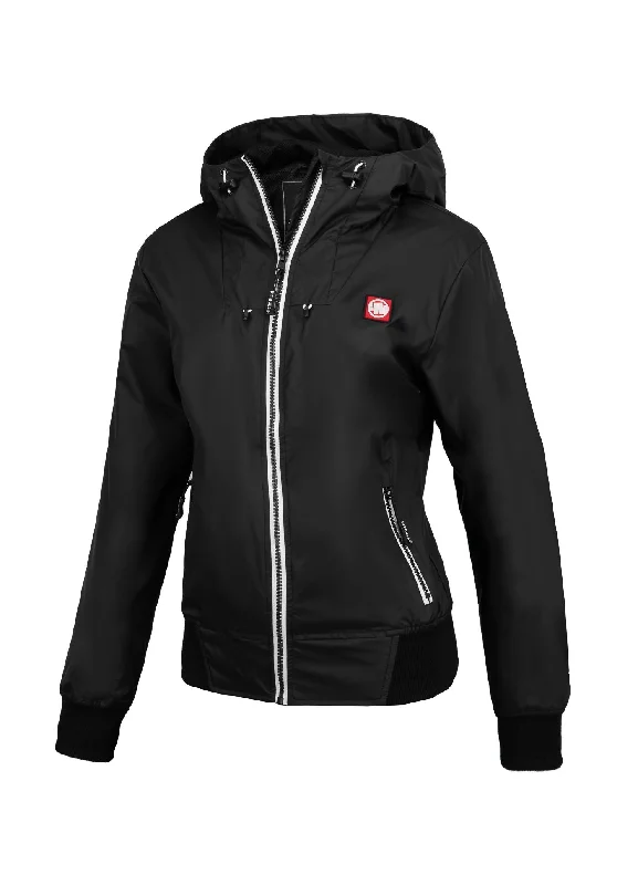 Women's transitional hooded jacket Aaricia Logo