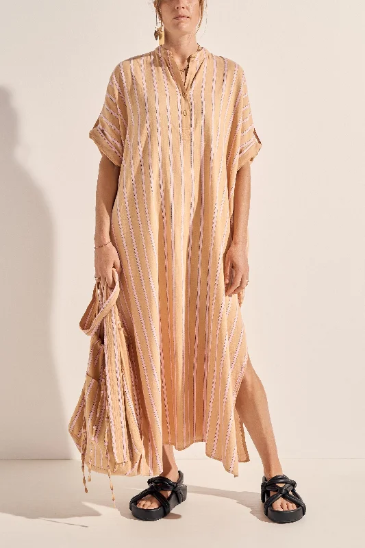 Castor Camel Stripe Caftan