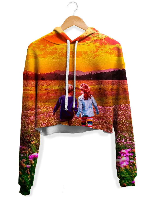 Wrinkle in Time Fleece Crop Hoodie