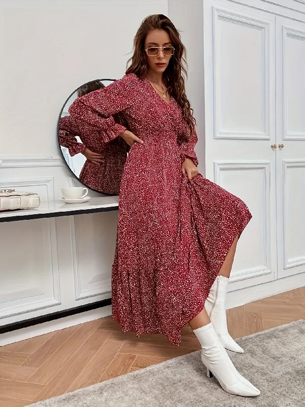 Backless Women Dress for a Sexy and Alluring Look at Evening Events Backless Women Dress for a Sexy and Alluring Look at Evening Events Sixsr Floral Print Lantern Sleeve Dress, Casual V Neck Dress For Spring & Fall, Women's Clothing