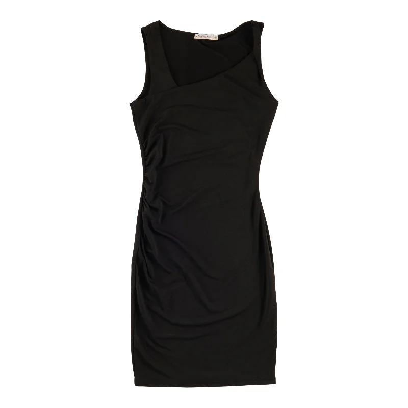 Women's Asymmetrical Neckline Mini Dress