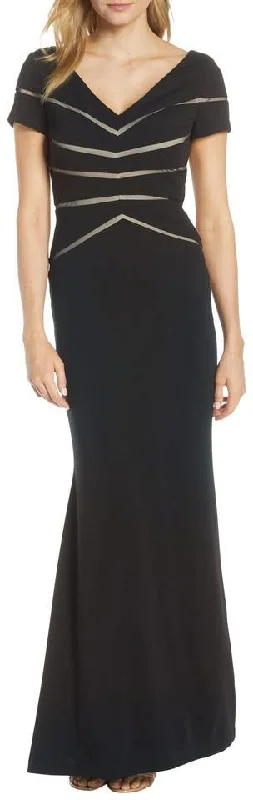 Adrianna Papell AP1E205633 Long Formal Black Evening Dress