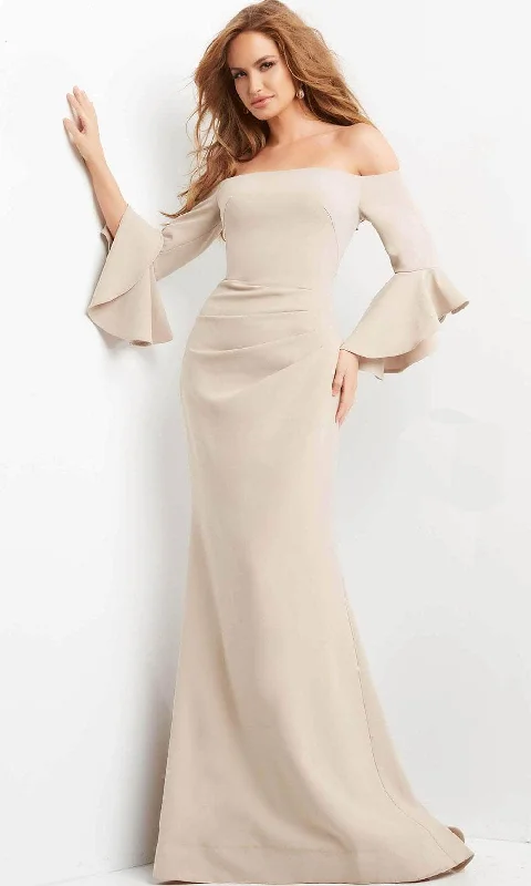 Jovani 07065 - Off-Shoulder Mermaid Mother of the Groom Dress