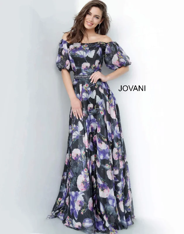 Jovani 2022 Long Formal Floral Dress