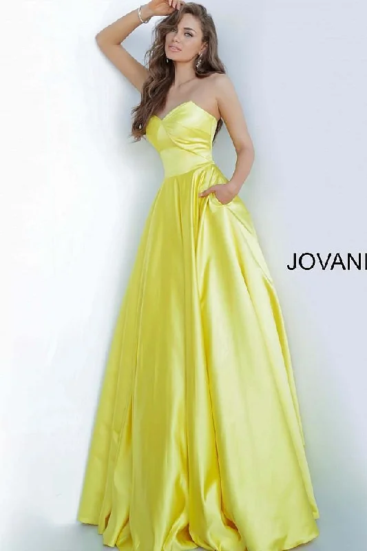 Jovani 67847 Long Strapless Prom Ball Gown