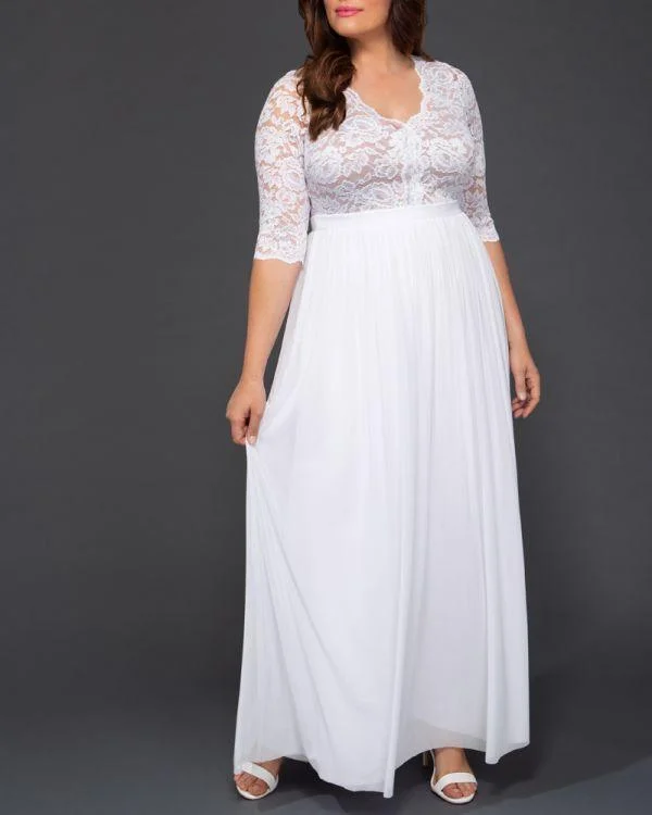 Kiyonna Long Wedding Dress Sale