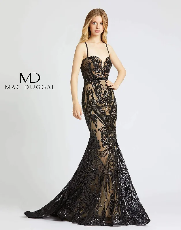 Mac Duggal Prom Long Formal Sweetheart Mermaid Dress