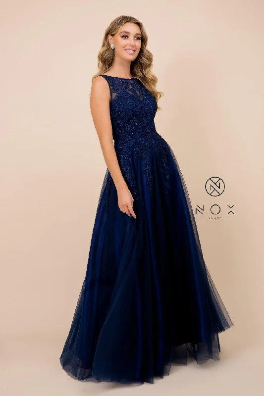 Prom Long Formal Evening Lace Dress