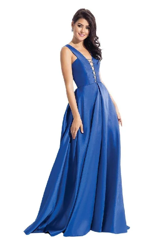 Rachel Allan Prom Long Sleeveless ball Gown 6139