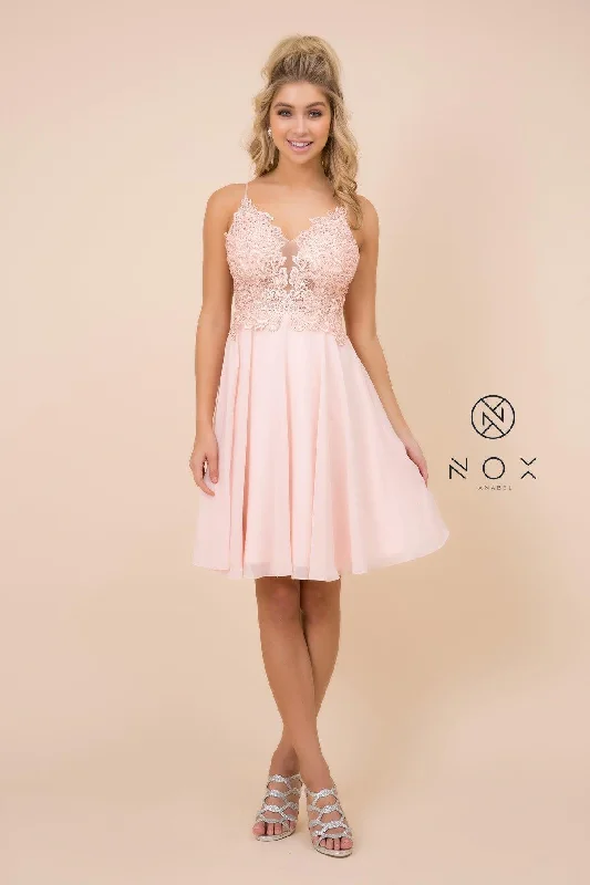 Short Spaghetti Strap Homecoming Dress Sale