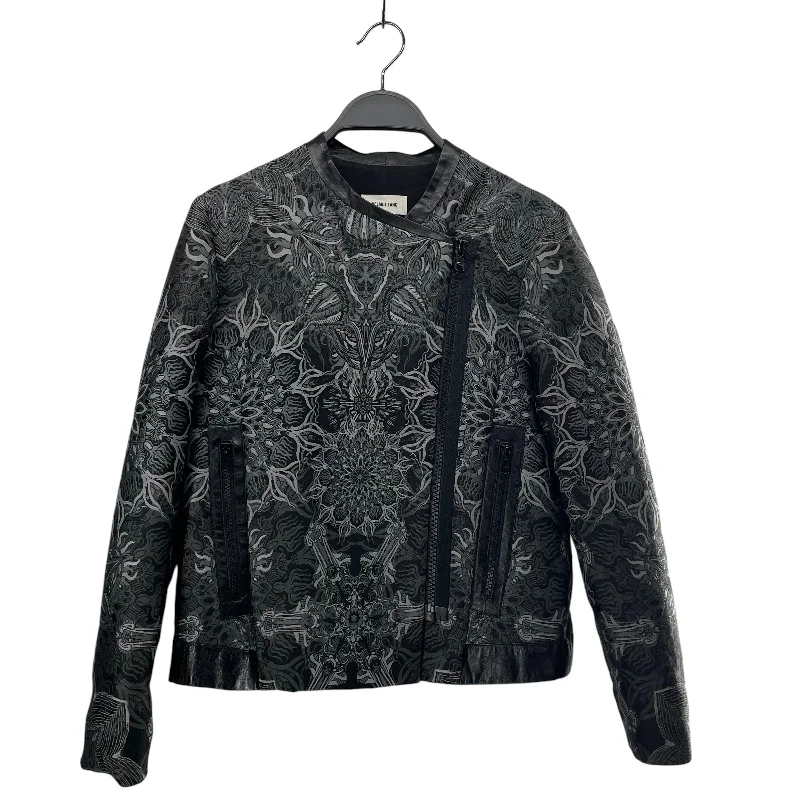 Helmut Lang/Jacket/S/Paisley/Cotton/GRY/CRAZY BLOOMING PATTERN