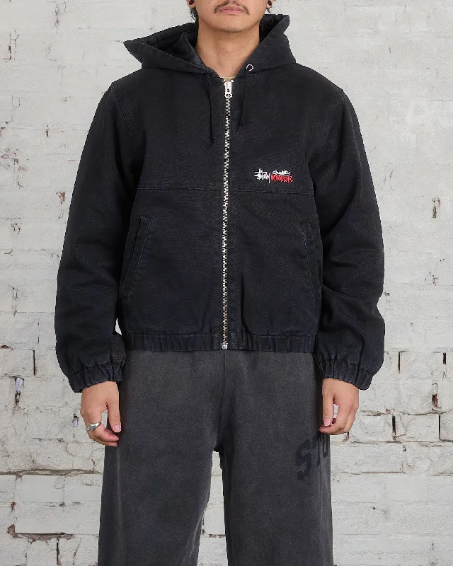 Stussy Work Jacket Unlined Canvas Black