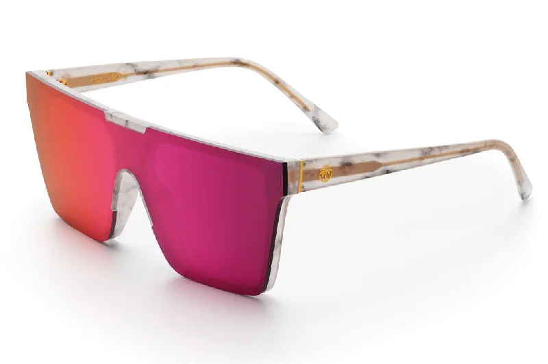 CLARITY SUNGLASSES: MARBLE (FUSCHIA)