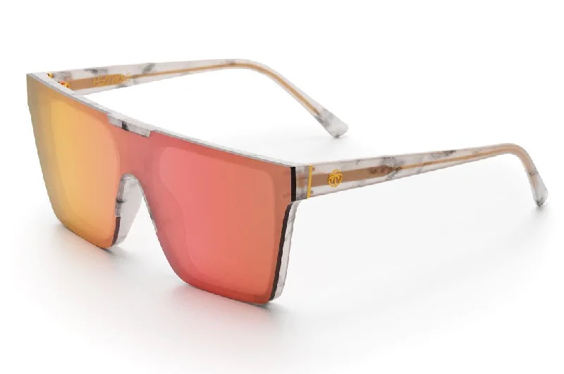 Clarity Sunglasses - Marble Frame Peach Polarized Lens