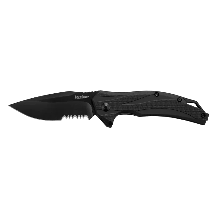 LATERAL - BLACK, SERRATED