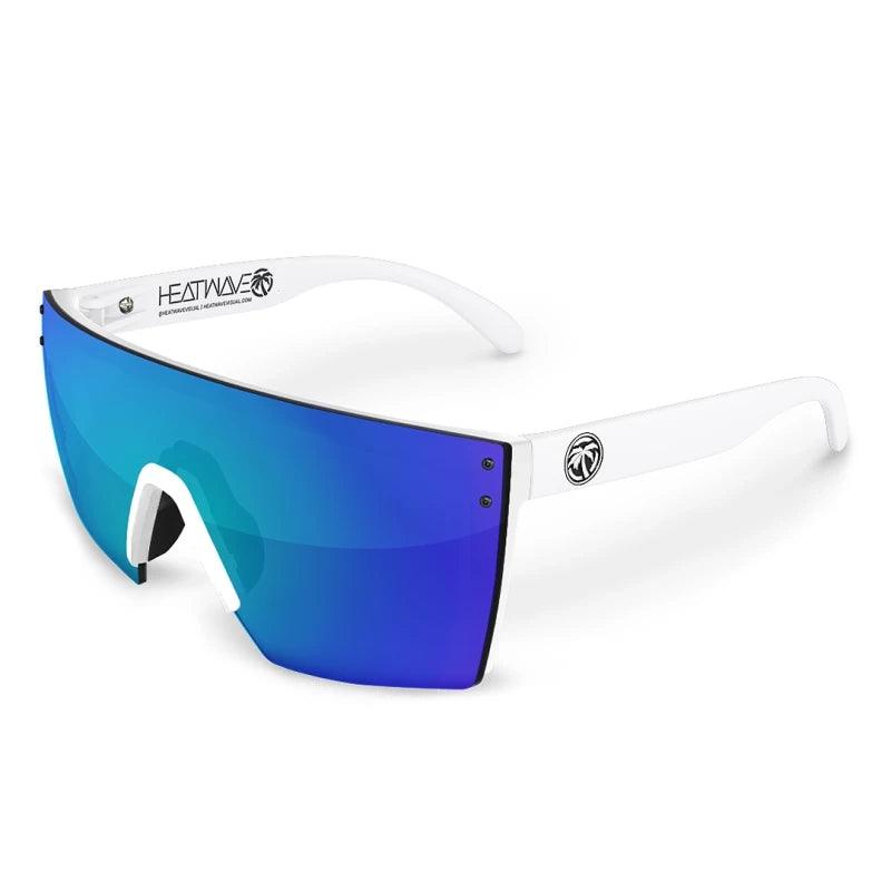 LAZER FACE WHITE FRAME: GALAXY BLUE