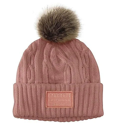 Women's Knit Pom Beanie - Cameo Brown