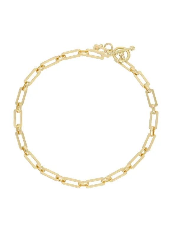 18k Flat Chain Necklace