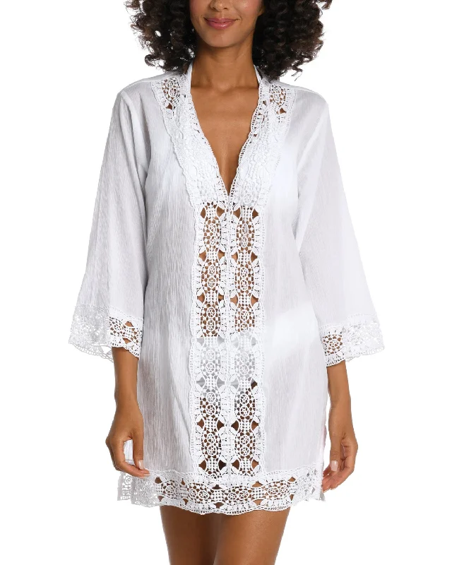 2024 La Blanca Island Goddess Tunic Cover Up (More colors available) - La8lr55