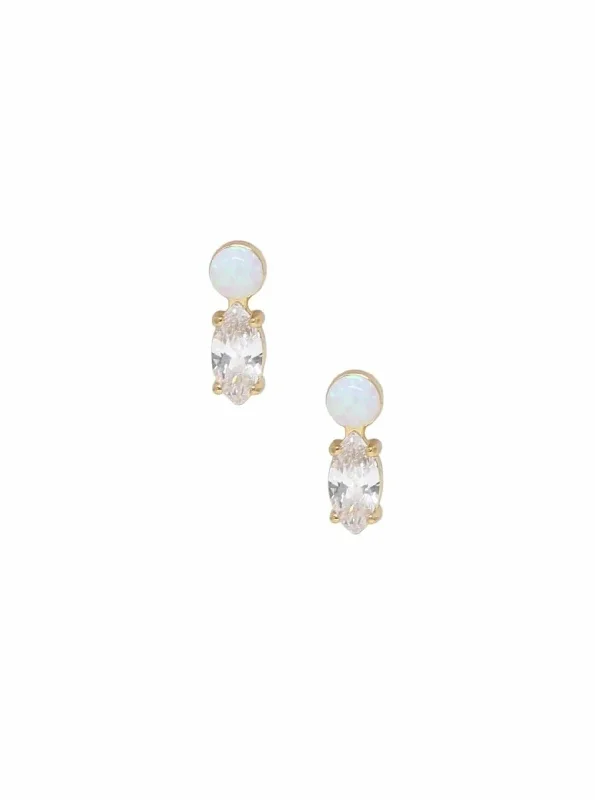 18k Catch their Eye Stud  Earrings