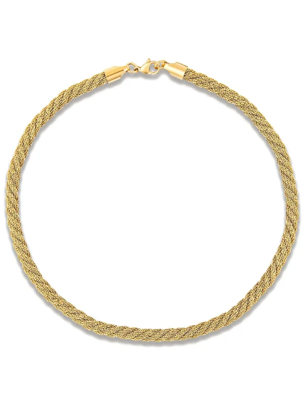 18k Danica Mesh Rope Necklace