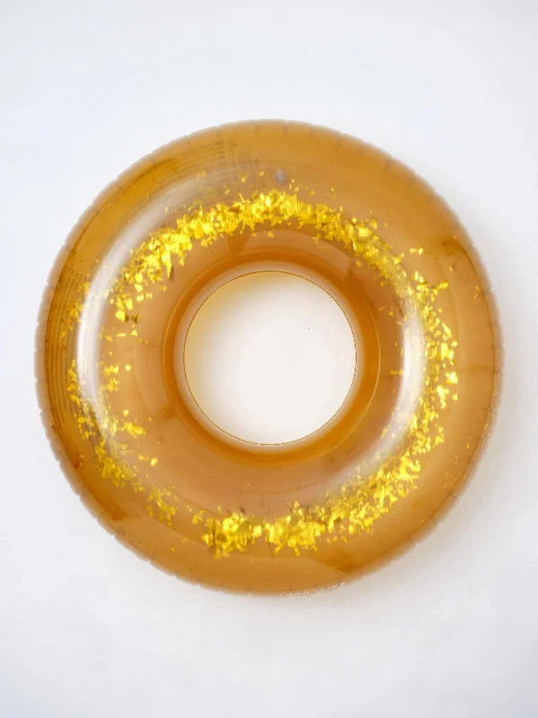 Disco Gold Pool Ring Float